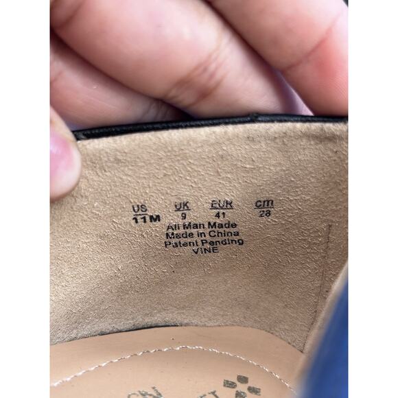 Naturalizer N5 Comfort Black Leather Fabric Flats Square Toe Size 11M - Picture 6 of 6